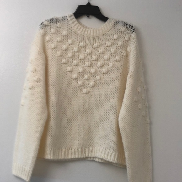 Abound Textured Crew Neck Knit Sweater Size L - Picture 3 of 9